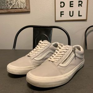 Vans old school/skool zip gray/white